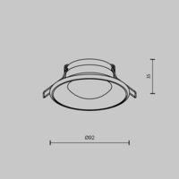 Technical Spark DL096-GU10-W Image #6