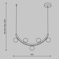 Maytoni Ambre MOD331PL-L12BS3K Image #5