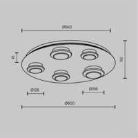 Maytoni Pharao MOD361CL-L58BS3K Image #5