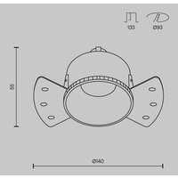 Maytoni Share DL051-01-GU10-RD-WMG Image #6
