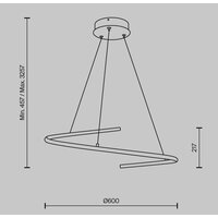 Maytoni Curve MOD242PL-L33BSK Image #6
