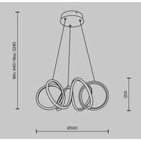 Maytoni Curve MOD241PL-L60BSK Image #9