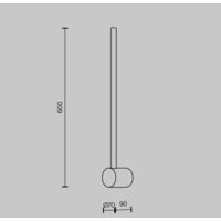 Maytoni Light stick MOD237WL-L6BS3K Image #4