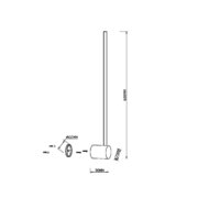 Maytoni Light stick MOD237WL-L6B3K Image #5