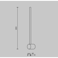 Maytoni Light stick MOD237WL-L6B3K Image #4