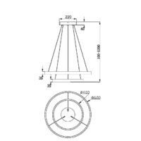Maytoni Rim MOD058PL-L55BS3K Image #4