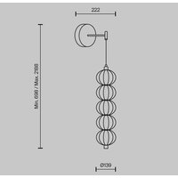 Maytoni Golden Cage MOD216WL-L10G3K Image #5