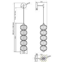 Maytoni Golden Cage MOD216WL-L10G3K Image #6