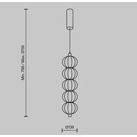 Maytoni Golden Cage MOD216PL-L10G3K Image #6