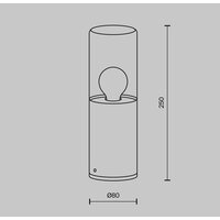 Maytoni Amas O432FL-01GF Image #8