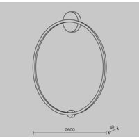 Maytoni Halo MOD005WL-L35BSK Image #4