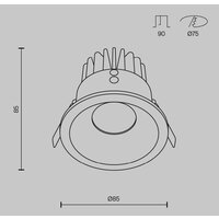 Maytoni Zoom DL034-L12W4K-W Image #7