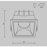 Maytoni Alfa LED DL043-01-15W3K-D-SQ-W Image #7