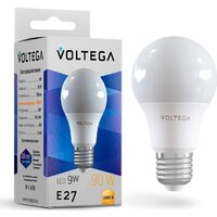 Voltega Simple A60 9W 3000K E27