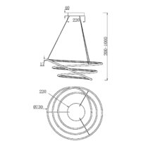 Maytoni Nola MOD100PL-L88BSK1 Image #4