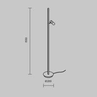 Maytoni Thin MOD395FL-L28BS3K Image #7