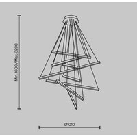 Maytoni Line MOD016PL-L96BK Image #6