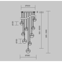 Maytoni Area MOD295PL-L120BBS3K Image #6
