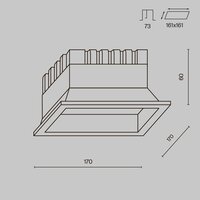 Technical Okno DL056-24W3-4-6K-W Image #6