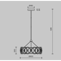 Maytoni Link MOD357PL-L40BS3K Image #6