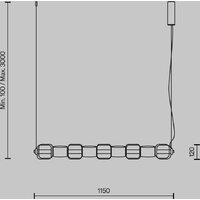 Maytoni Ritmo MOD381PL-L45B3K Image #7
