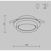 Maytoni Hoop DL086-GX53-RD-BW Image #7