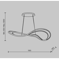 Maytoni Plons MOD283PL-L65BS3K Image #6