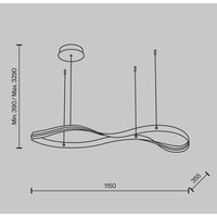 Maytoni Plons MOD283PL-L34BS3K Image #12
